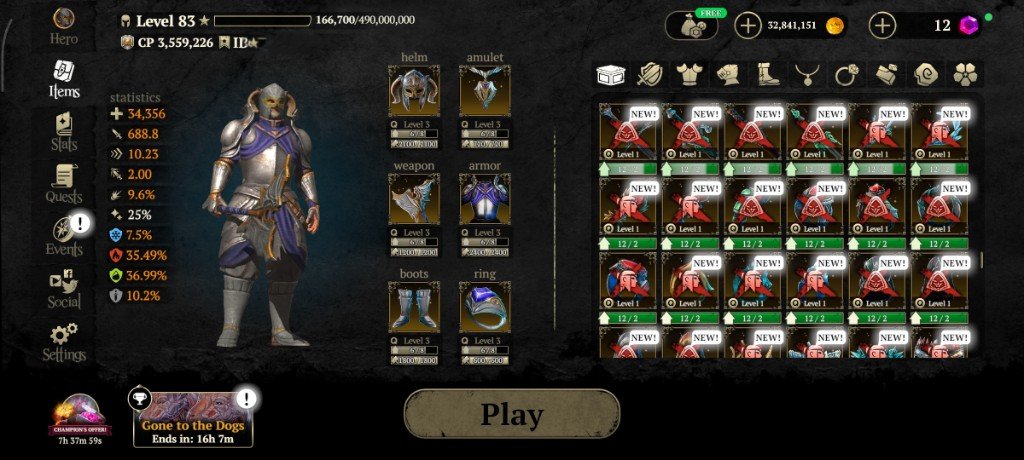 Warrior Account Lvl 83 — 3.6M CP - Image 2